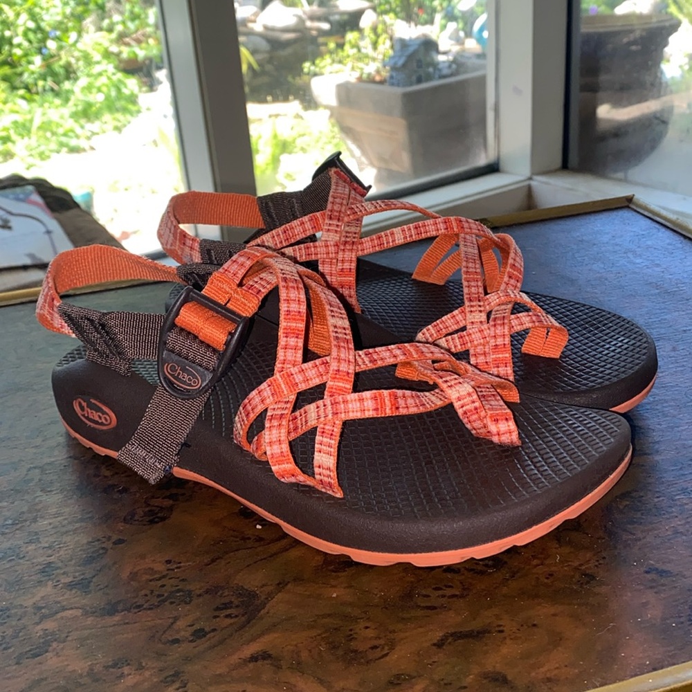Chaco ZX2 orange Sandals Women’s size 7